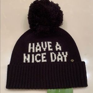 Kate Spade Hat - Have a nice day